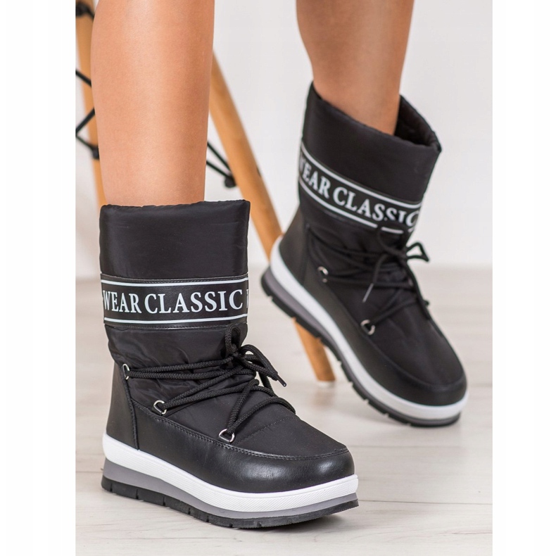 GOLL Use botas de nieve clásicas negro 2 GOLL Use botas de nieve clásicas negro 2