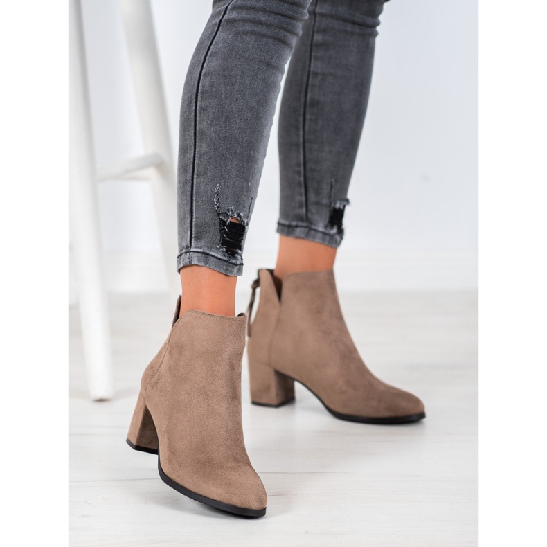 Botas con cremallera VINCEZA marrón 2 Botas con cremallera VINCEZA marrón 2