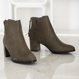 Botas con cremallera VINCEZA multicolor verde 3