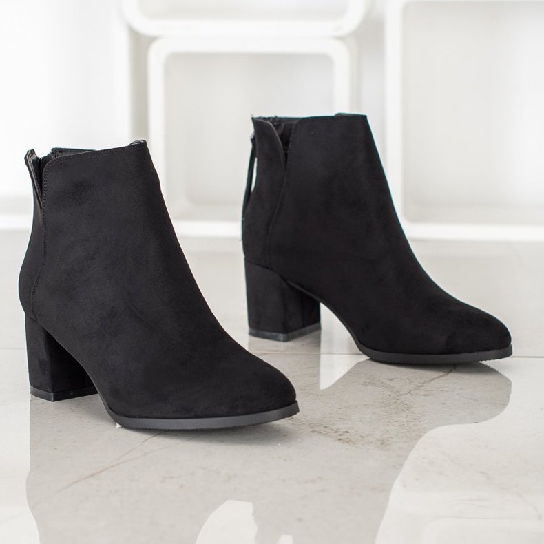 Botas con cremallera VINCEZA negro 1
