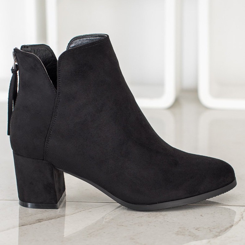 Botas con cremallera VINCEZA negro 2