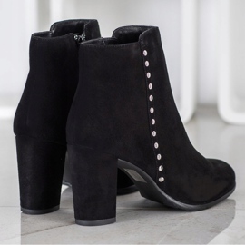 Evento Botines de cuero clásicos negro 2 Evento Botines de cuero clásicos negro 2