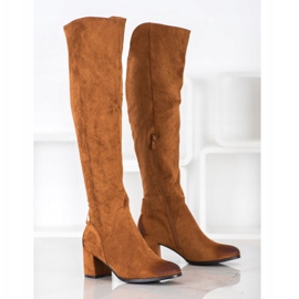 Botas altas VINCEZA marrón 1