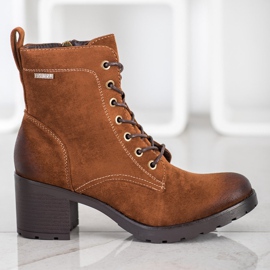 Botas de ante VINCEZA marrón 2