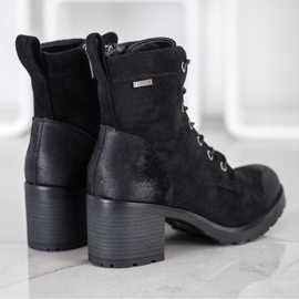 Botas de ante VINCEZA negro 2
