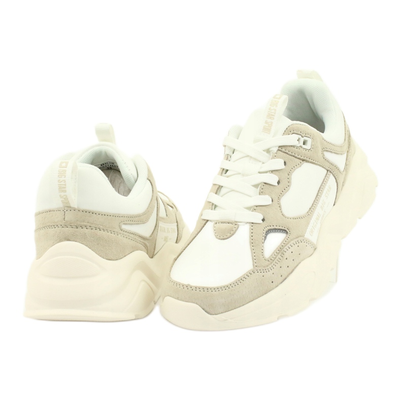 Zapatillas deportivas de mujer Big Star GG274657 beige 4