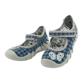 Calzado infantil befado 109P188 azul gris 3