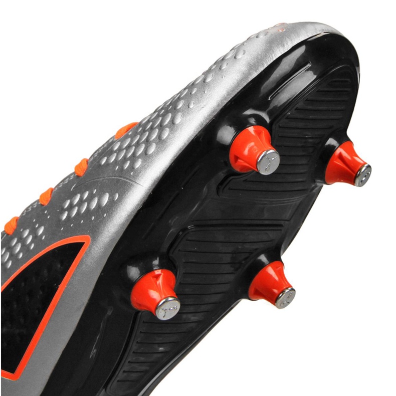 Botas de fútbol Puma One 4 Syn Sg M 104747-01 multicolor plata 1 Botas de fútbol Puma One 4 Syn Sg M 104747-01 multicolor plata 1