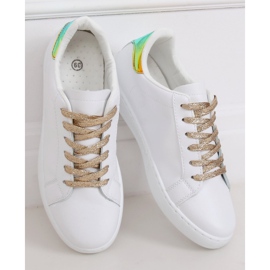 Zapatillas de mujer blancas 5G-2 Gold blanco 2