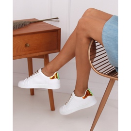 Zapatillas de mujer blancas 5G-2 Gold blanco 4