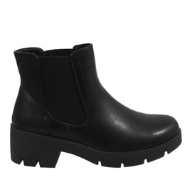 Tacones altos negros aislados 9996-3 7