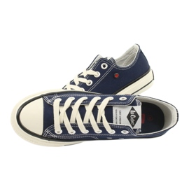 Carritos Lee Cooper azul marino atados 4