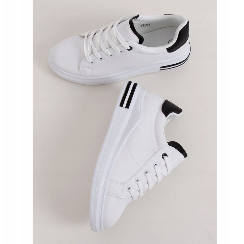 Zapatillas de mujer blancas LG20 BLANCO / NEGRO 1