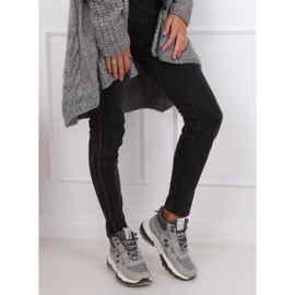 Zapatillas deportivas altas grises 2000-C03 Gris 4