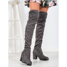 J. Star Botas sin cordones en un poste gris 3