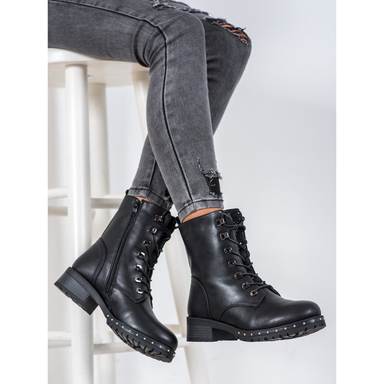 J. Star Trabajadores atados con cristales negro 2