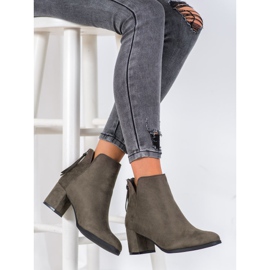 Botas con cremallera VINCEZA multicolor verde 4