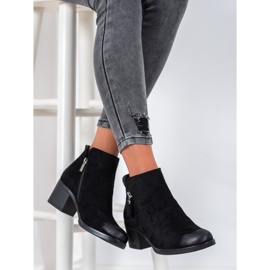 Botas de ante VINCEZA negro 3