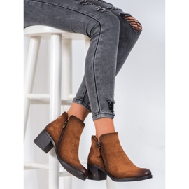 Botas de ante VINCEZA marrón 5