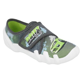 Calzado infantil befado 273X288 gris verde 1