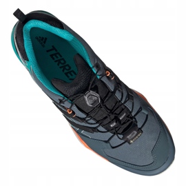 Zapatillas Adidas Terrex Swift R2 Gtx M FV6843 azul marino verde 3