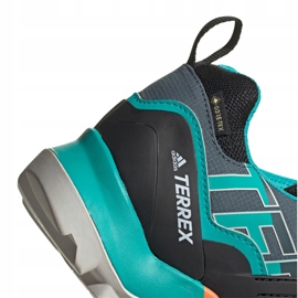 Zapatillas Adidas Terrex Swift R2 Gtx M FV6843 azul marino verde 4