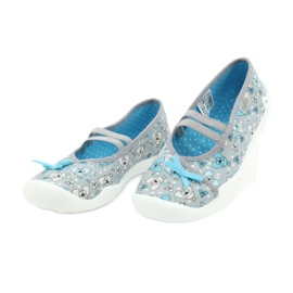 Calzado infantil befado 116Y274 azul gris 3