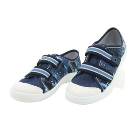 Calzado infantil befado 672Y068 azul marino azul 3