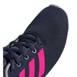 Zapatillas Adidas Lite Racer Cln Jr BB7045 azul marino rosado 1