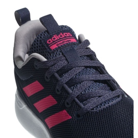 Zapatillas Adidas Lite Racer Cln Jr BB7045 azul marino rosado 2