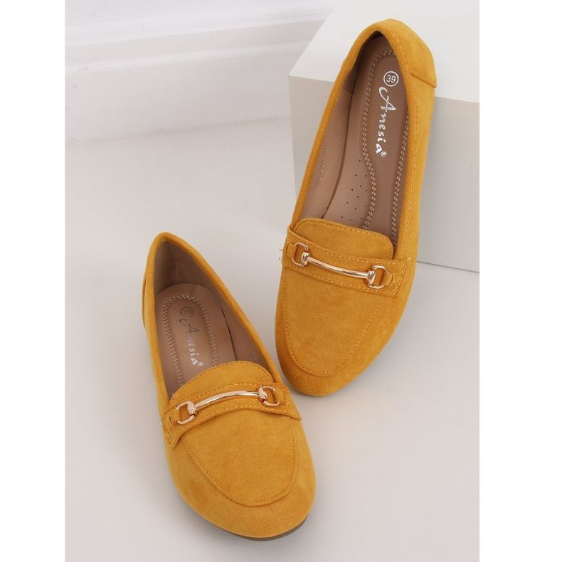 Mocasines de mujer honey 88-385 Yellow amarillo 1