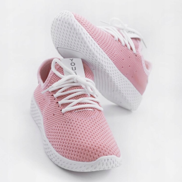 H935-5 calzado deportivo rosa sin cordones 2