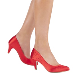 Bombas rojas en pin con circonita MJ1440 rojo 1 Bombas rojas en pin con circonita MJ1440 rojo 1