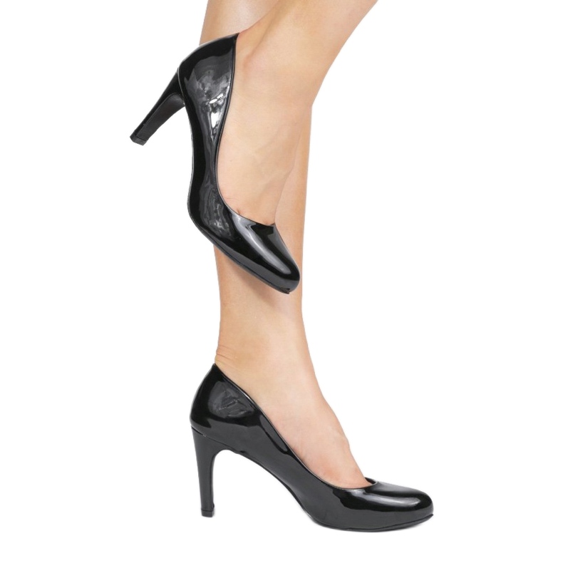 Bombas de laca negra en el pilar YS-452 negro 1