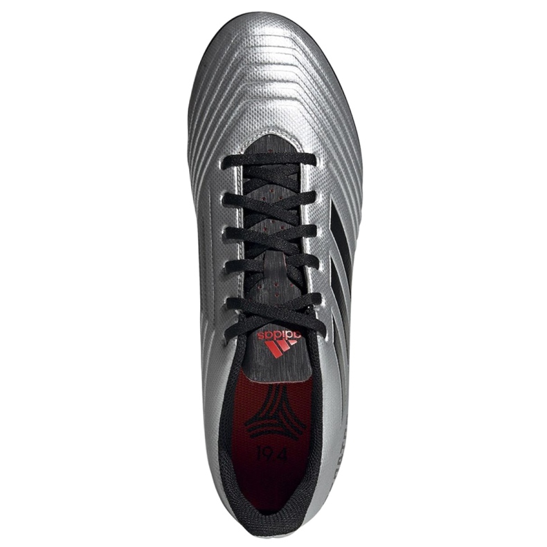 Botas de fútbol adidas Predator 19.4 Tf M F35634 plata 2