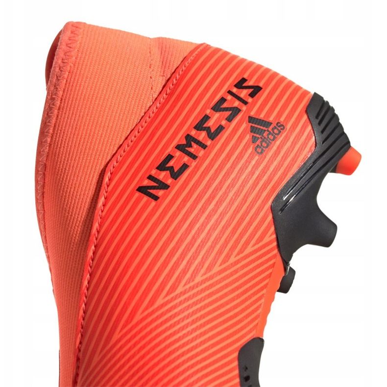 Botas de fútbol adidas Nemeziz 19.3 Ll Fg Jr EH0488 rojo naranja 1