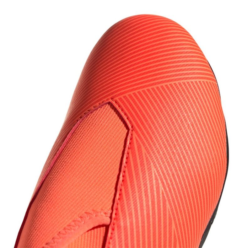 Botas de fútbol adidas Nemeziz 19.3 Ll Fg Jr EH0488 rojo naranja 2