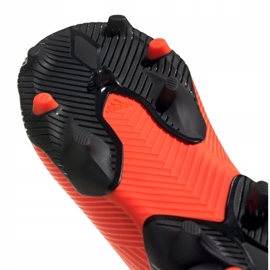 Botas de fútbol adidas Nemeziz 19.3 Ll Fg Jr EH0488 rojo naranja 3