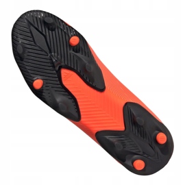 Botas de fútbol adidas Nemeziz 19.3 Ll Fg Jr EH0488 rojo naranja 5