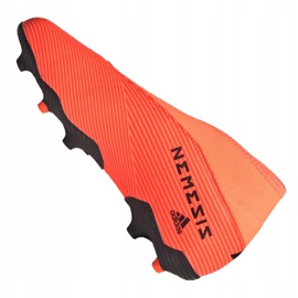 Botas de fútbol adidas Nemeziz 19.3 Ll Fg Jr EH0488 rojo naranja 6