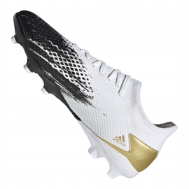 Botas de fútbol adidas Predator 20.3 L Fg M FW9197 oro blanco blanco 5