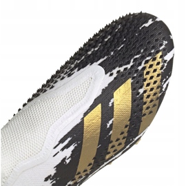 Botas de fútbol adidas Predator 20+ Ag M FW9761 gris / plata, blanco, negro, dorado blanco 3