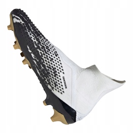 Botas de fútbol adidas Predator 20+ Ag M FW9761 gris / plata, blanco, negro, dorado blanco 6
