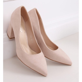 Bombas en el poste beige 030-22 ES-1 Beige marrón 6