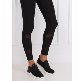 Black 7786-Y Zapatillas deportivas negras negro 3