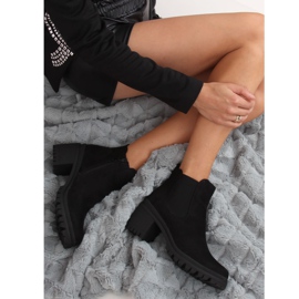 Botas negras con tacones anchos XJ-25 Black negro 2