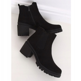 Botas negras con tacones anchos XJ-25 Black negro 1 Botas negras con tacones anchos XJ-25 Black negro 1