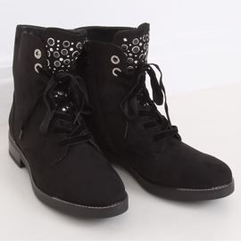 Botas negras con cordones BH2537-KB Black negro 2