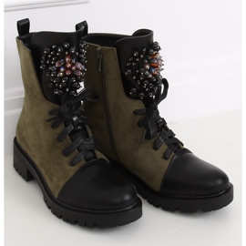 Botas con cordones verde trabajador NC1062 Verde 2