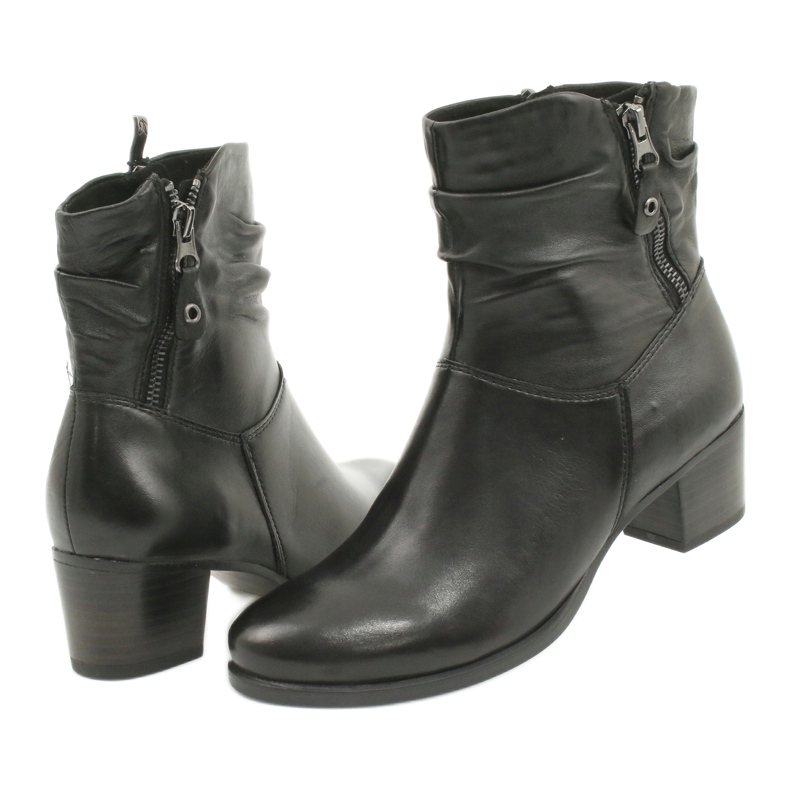 Caprice negro tacones altos 25347 3